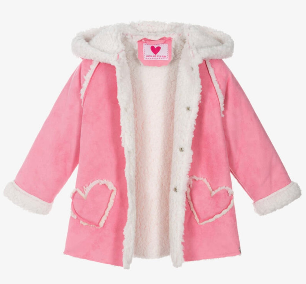 Agatha Ruiz de la Prada faux sheepskin jacket