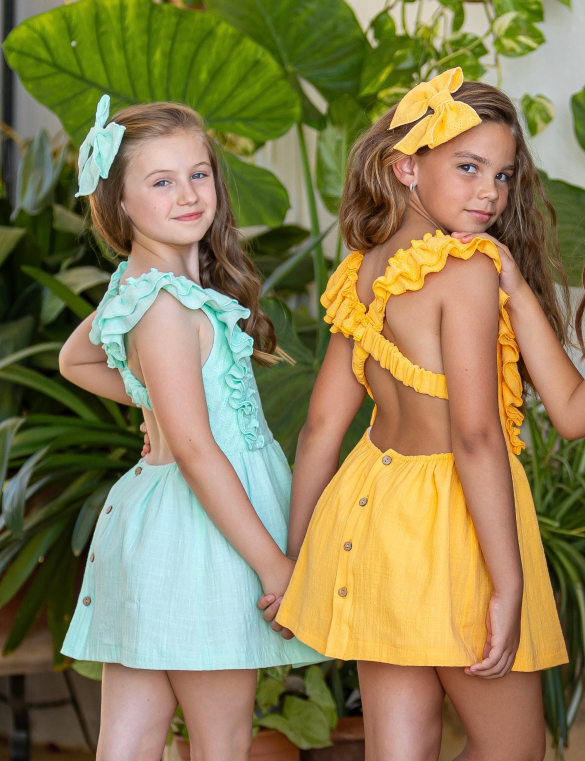 Babine SS25 hair bow in mint