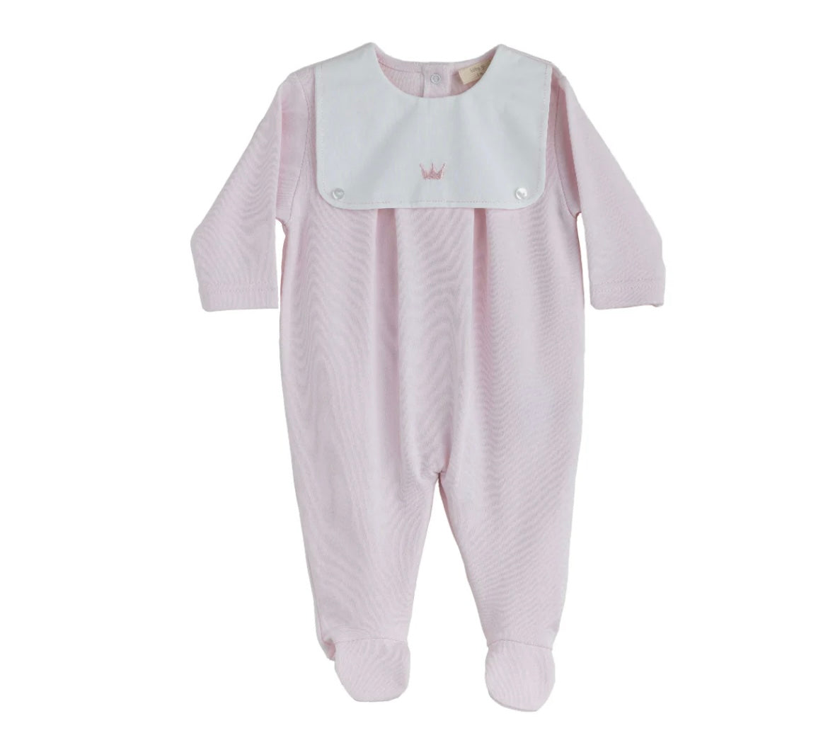 Baby Gi SS25 cotton little royals babygrow