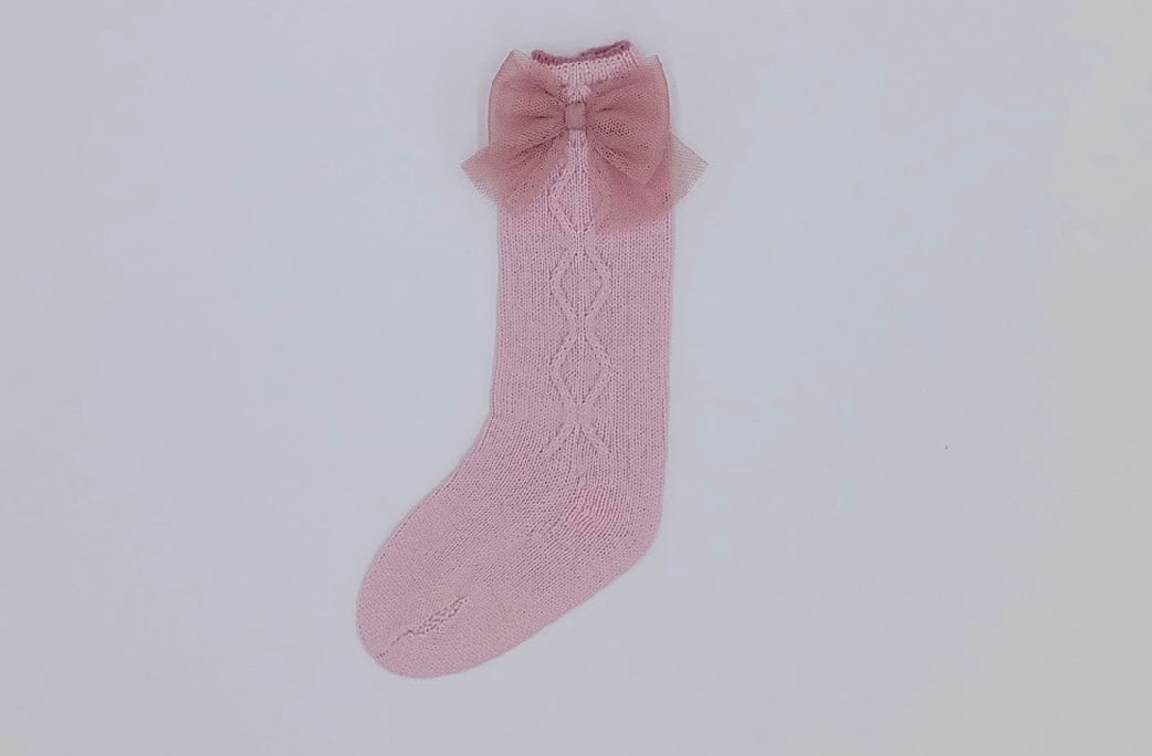 Rahigo dusky pink/pink socks