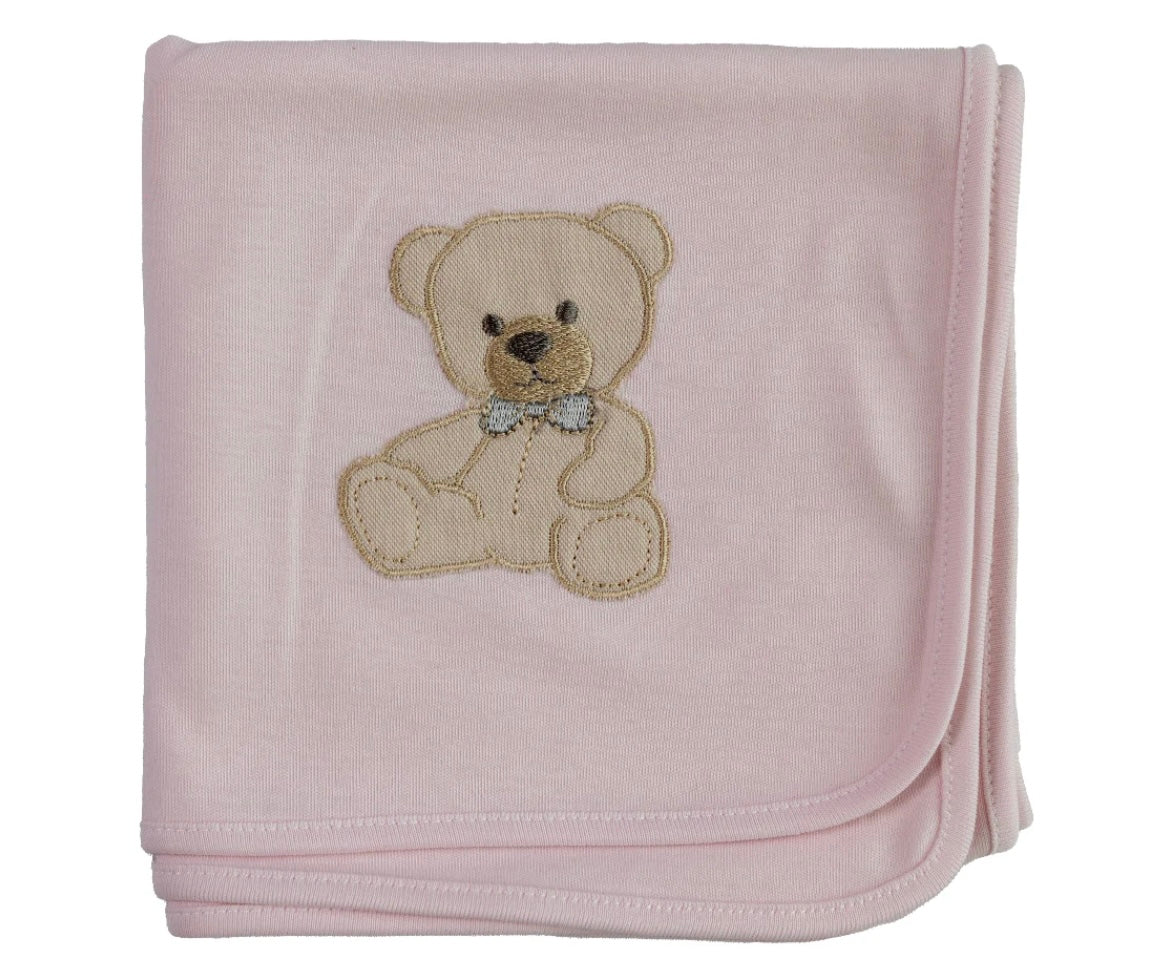 Baby Gi SS25 sweet Teddy interlock Blanket