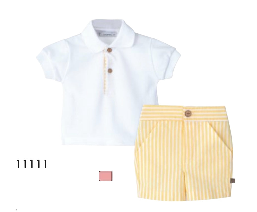 Calamaro ss25 “Frisa” boys short set