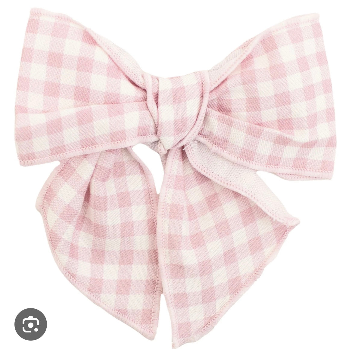 Calamaro AW25 gingham hair bow