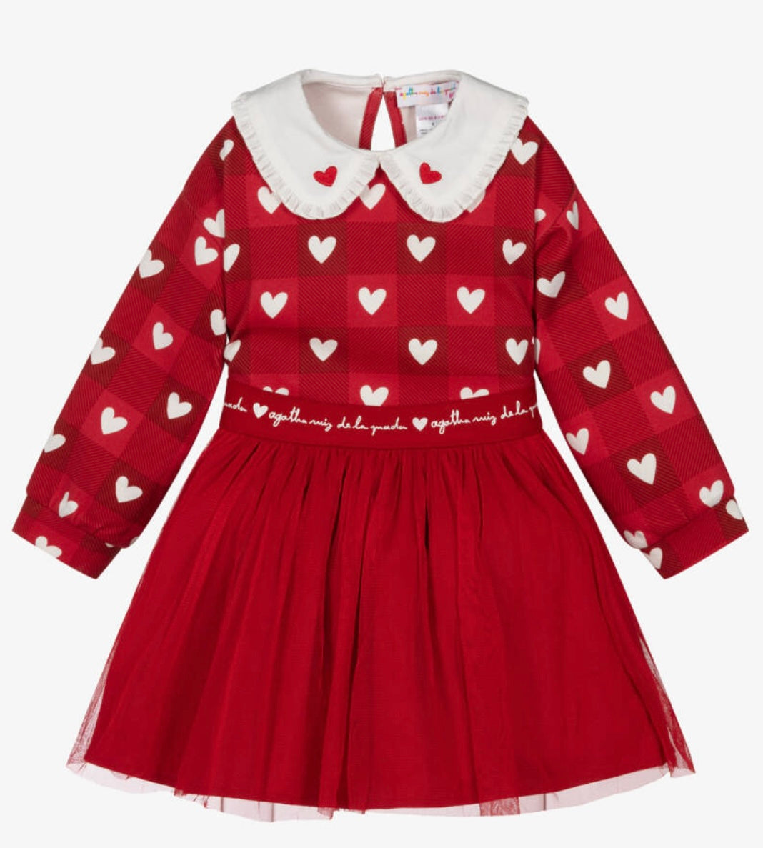 Agatha Ruiz de la Prada heart skirt set with tights