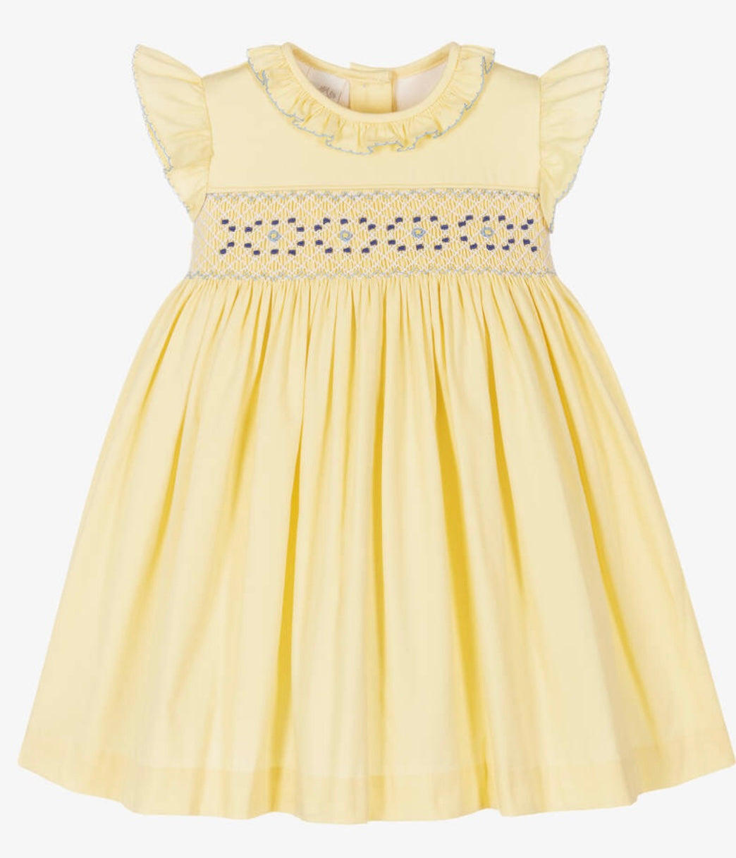 Pretty Originals lemon smock dress