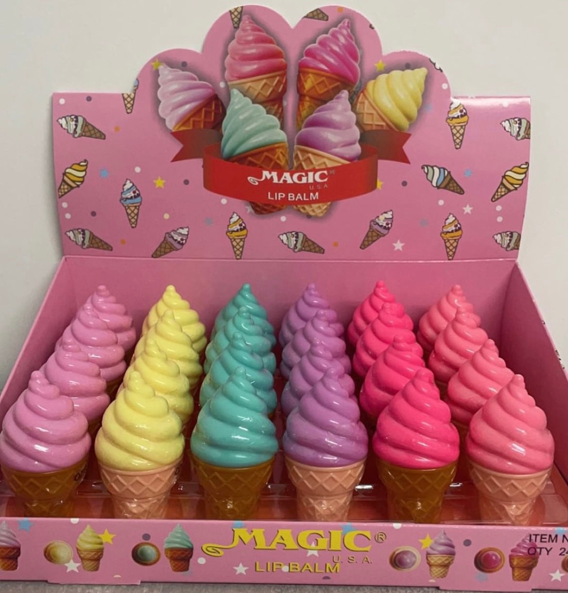 Funky ice cream balm