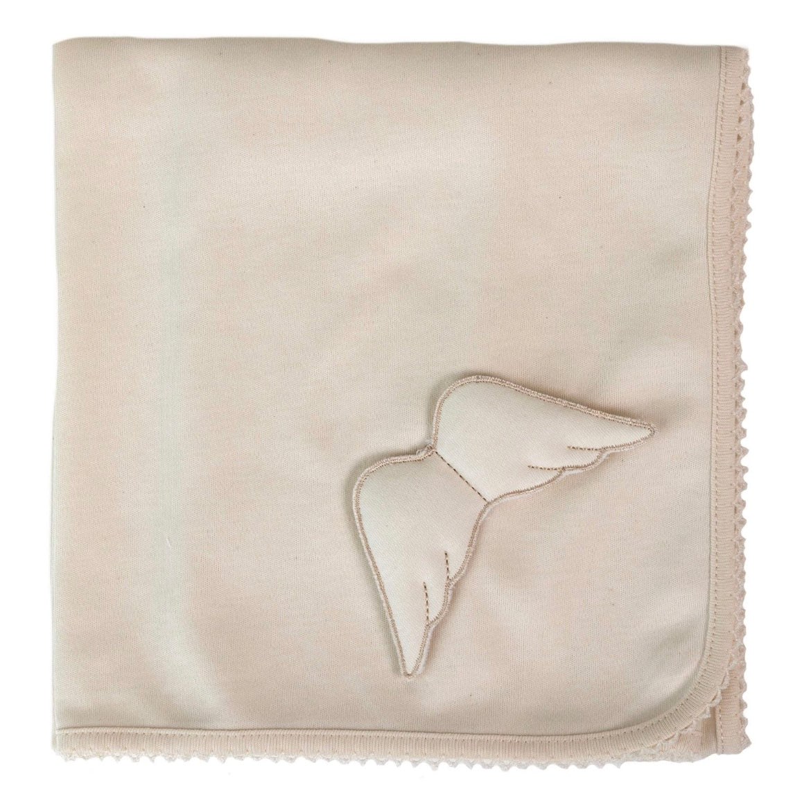 Beige Baby Gi Angel Wing blanket