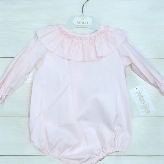 Lormiral romper in baby pink