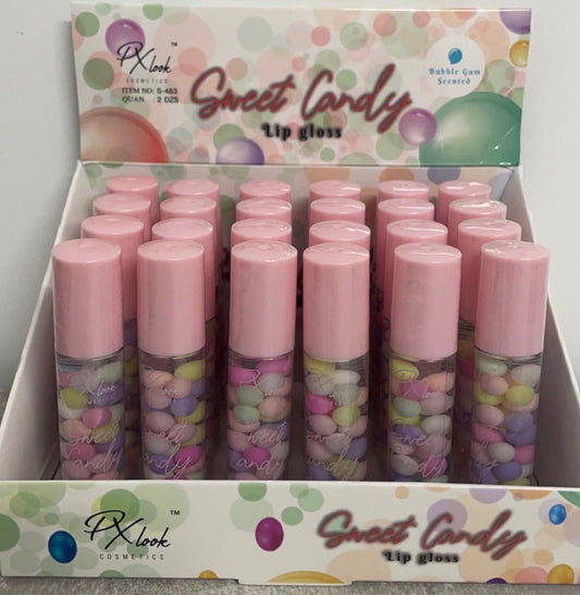 Sweet candy lip gloss (bubblegum scented)