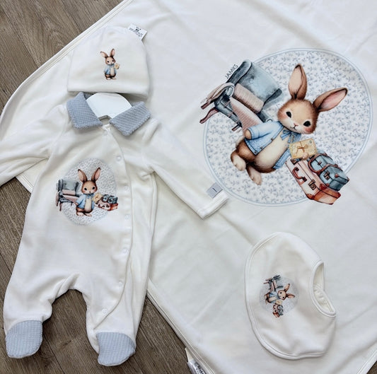 Jamiks A/W velour Babygrow only