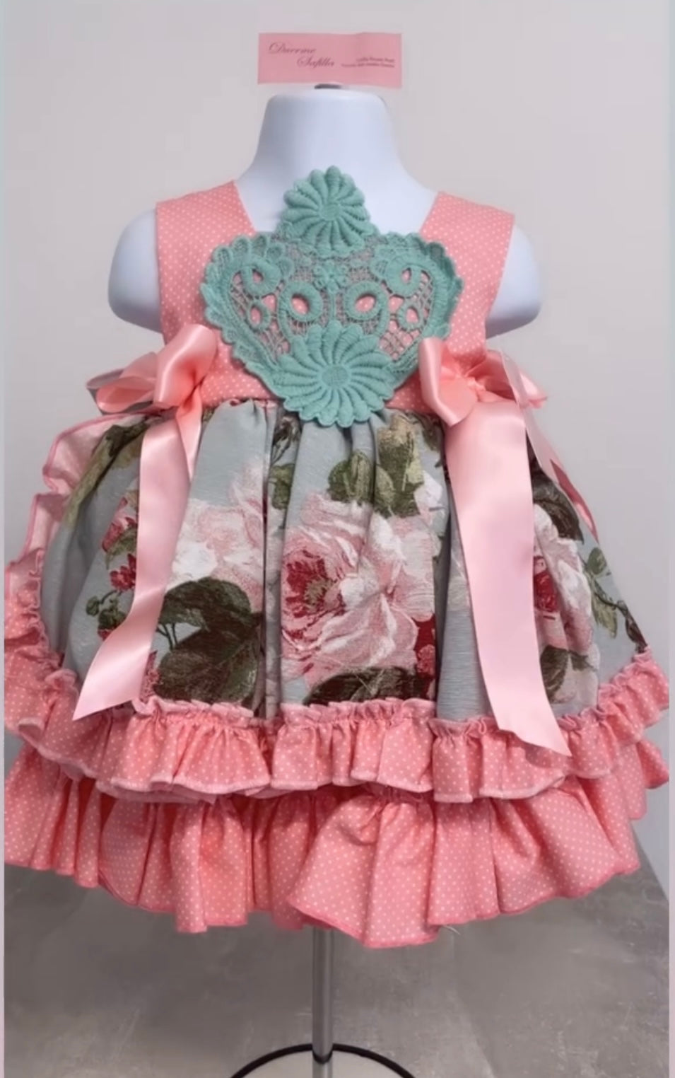 Duerme safilla puffball dress (small made) in stock no need for pre order