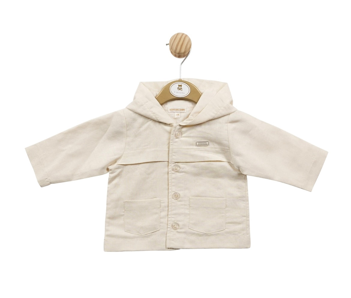 Boys beige summer coat