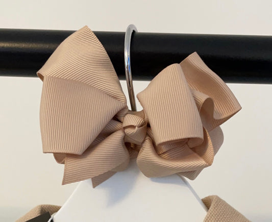 Beige bow to match harris dress