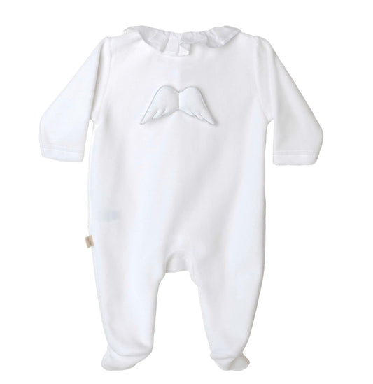 Baby Gi wings cotton frilly Babygrow