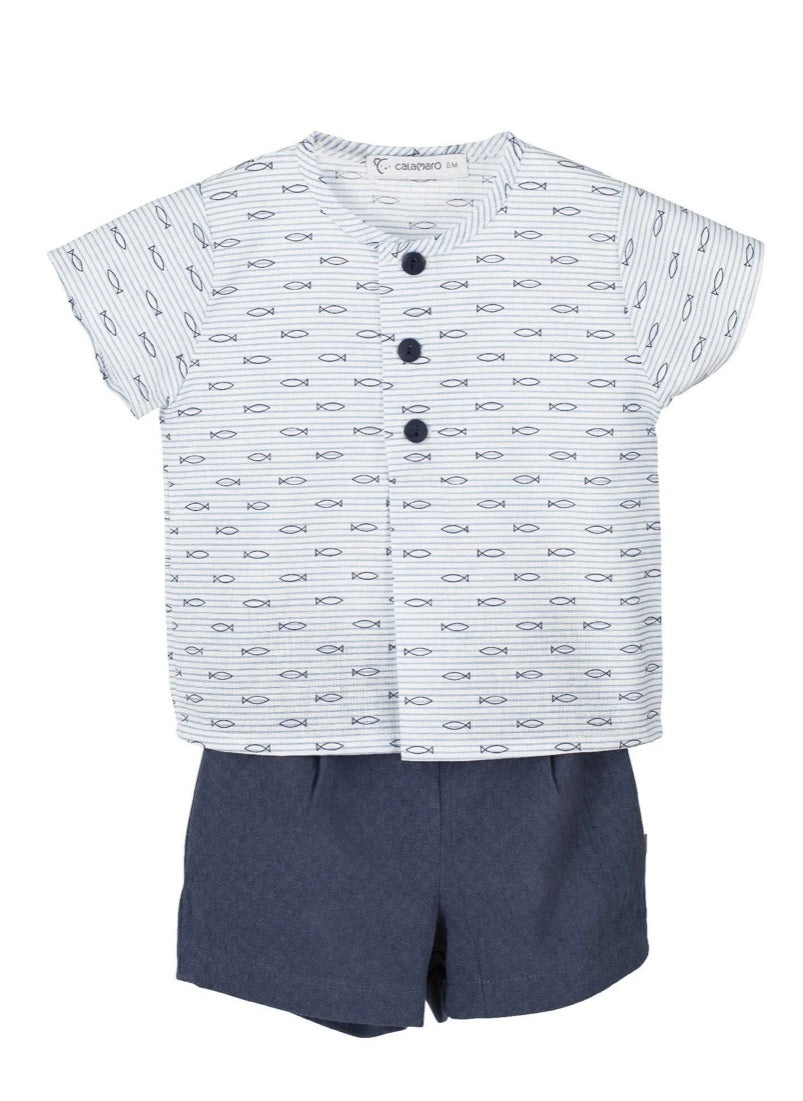 Boys calamaro short set