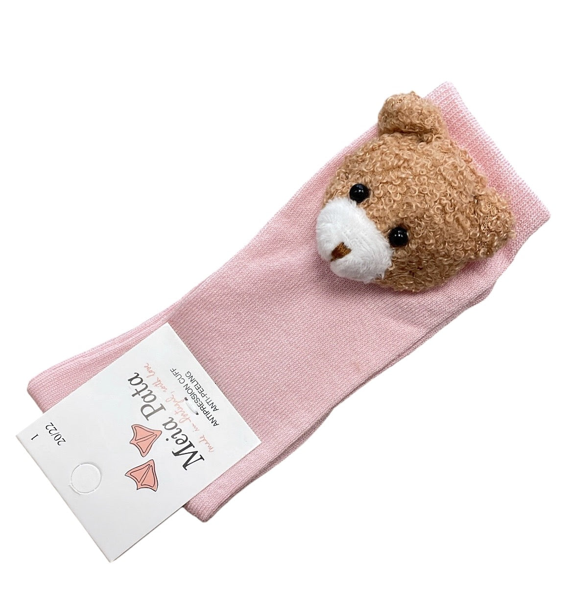 Meia Pata Teddy knee socks in pink