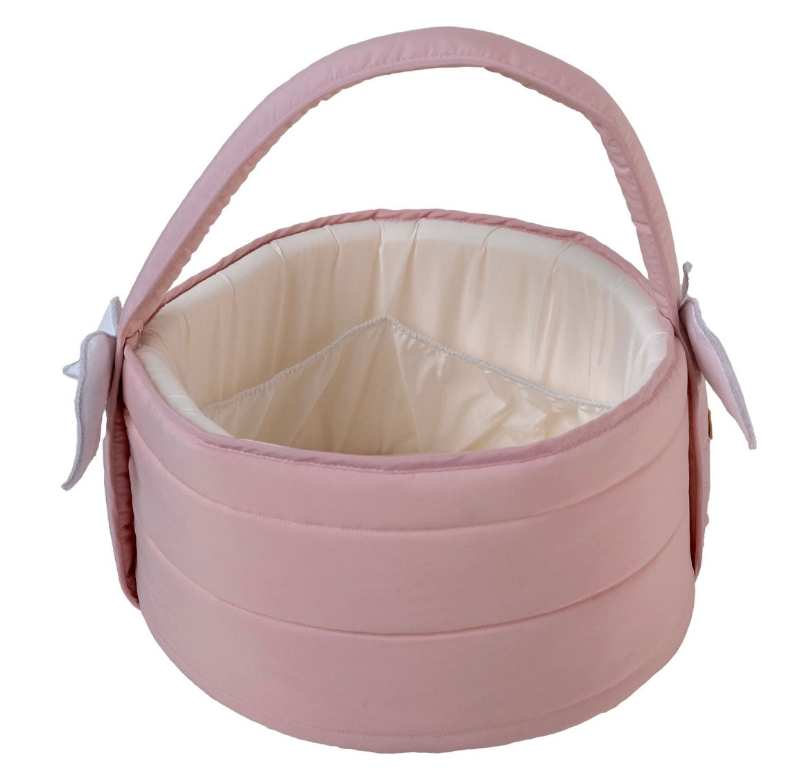 Baby Gi baby storage basket in pink (perfect for diaper/nappies/creams etc)