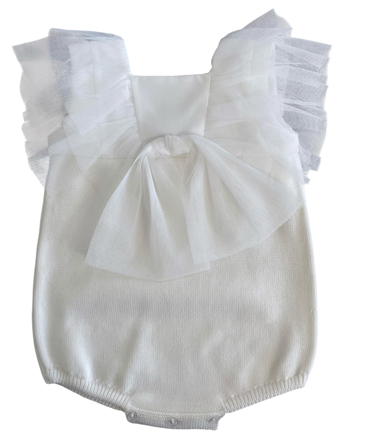 Artesania Granlei SS25 girls tulle ivory romper