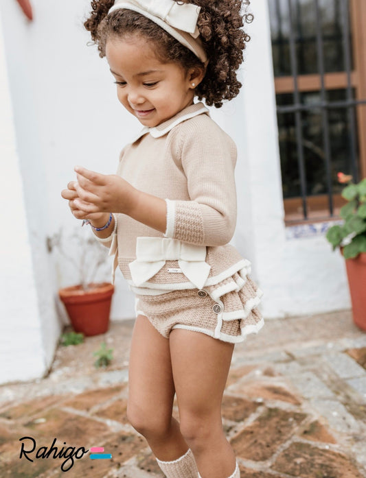 Rahigo 3 piece jumper set with knee socks (small made)