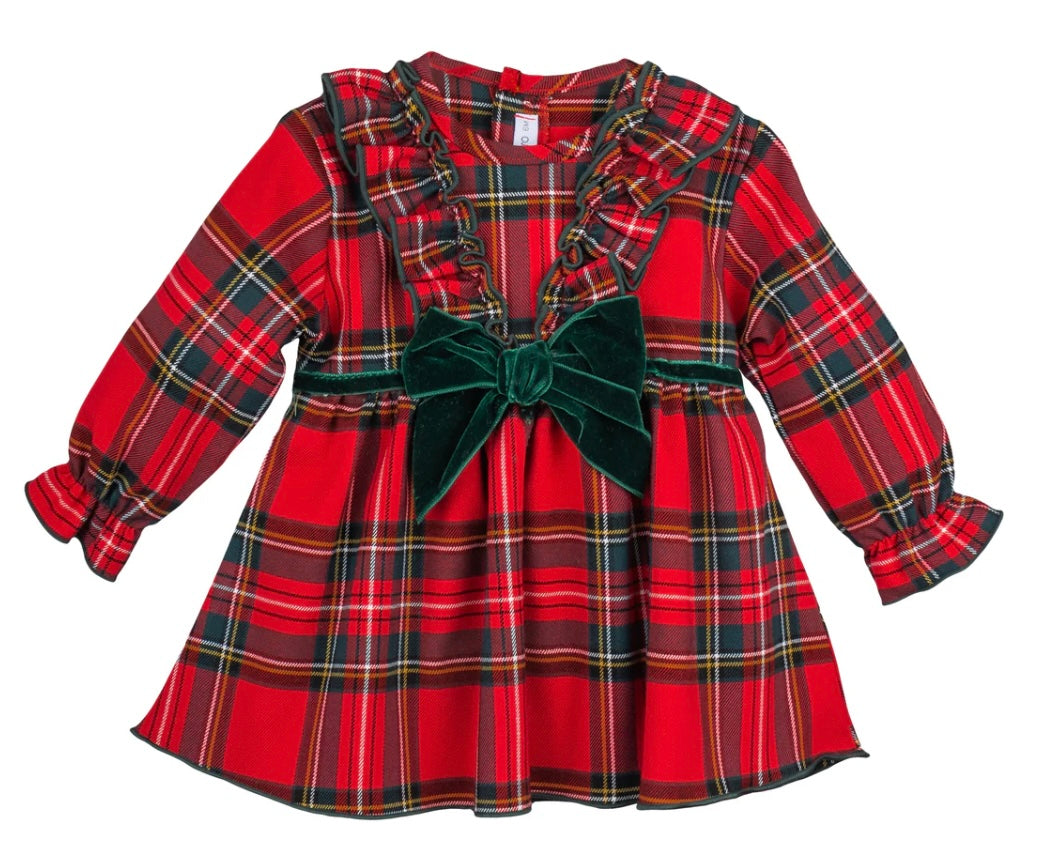 Calamaro girls tartan dress