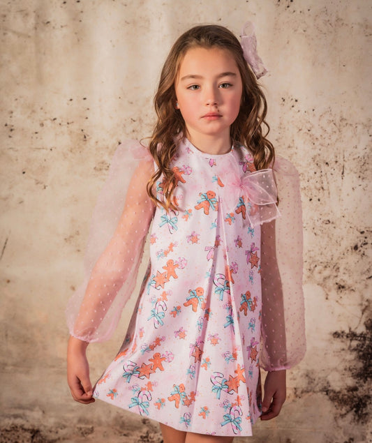 Babine gingerbread print dress