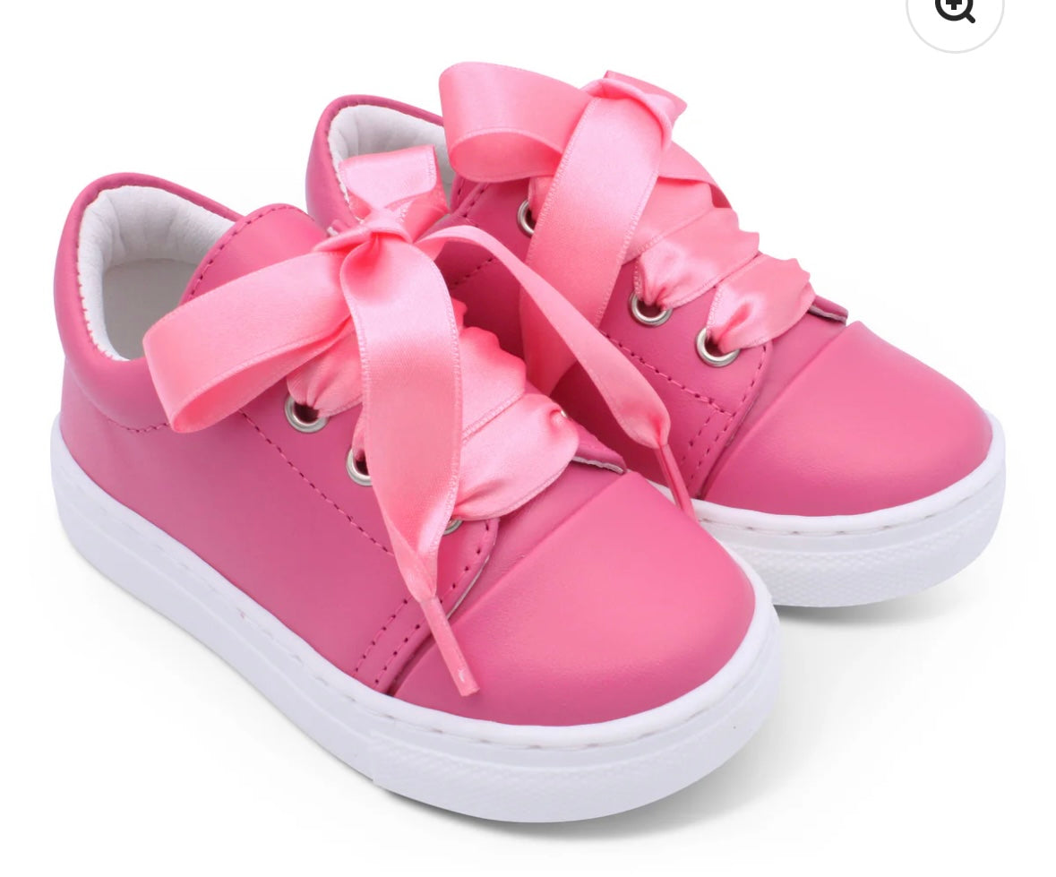 Borboleta trainers in fuchsia leather