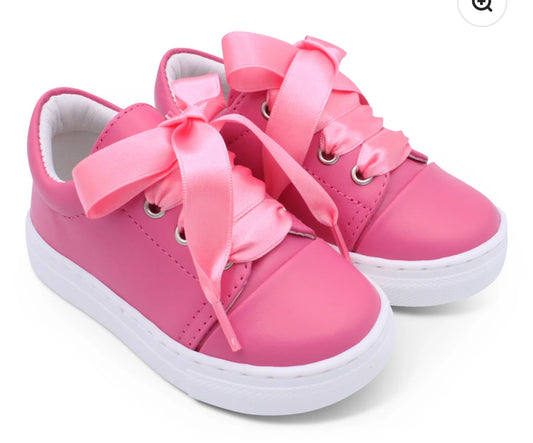 Borboleta trainers in fuchsia leather