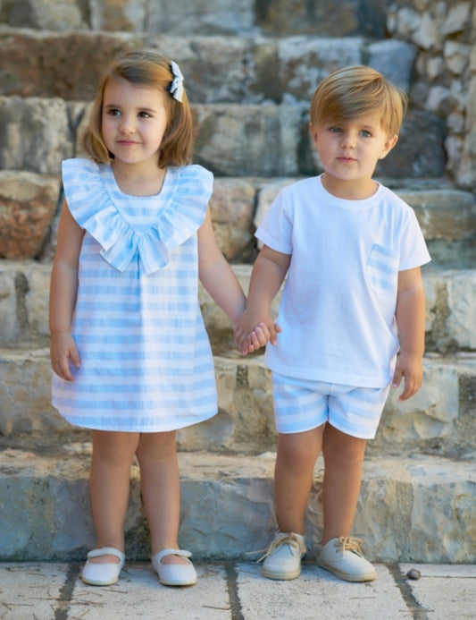 Girls rapife dress with matching pants