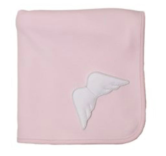 Pink Angel Wings Baby Gi blanket