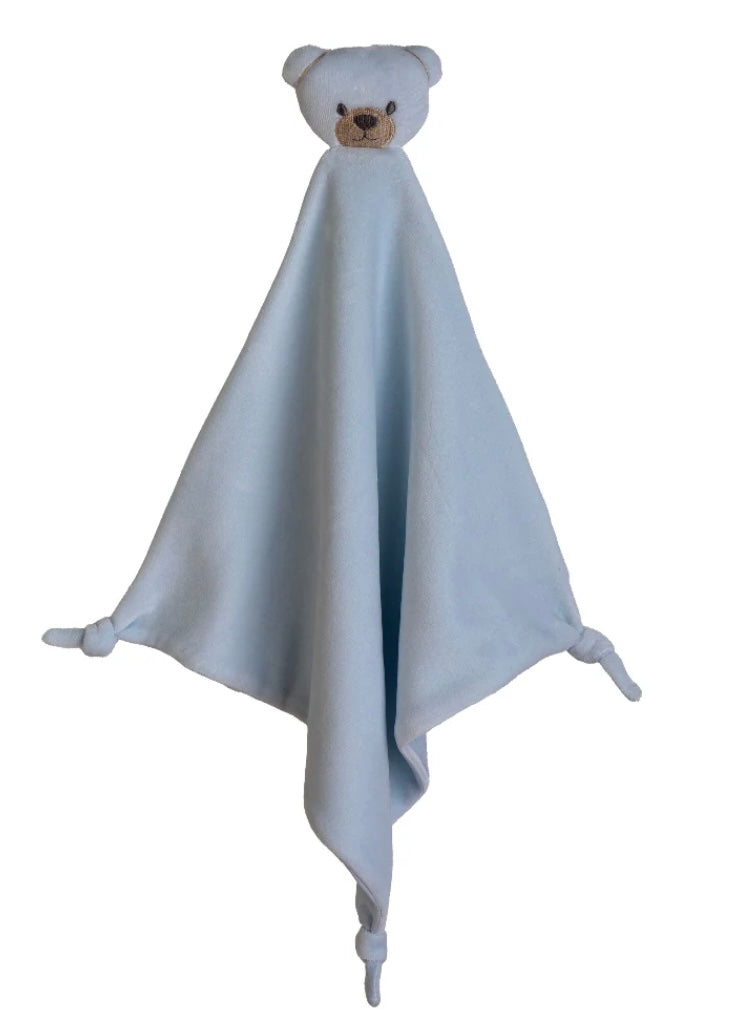 Baby Gi blue teddy comforter