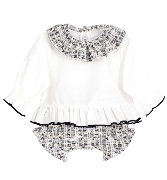 Calamaro tweed jam pant set