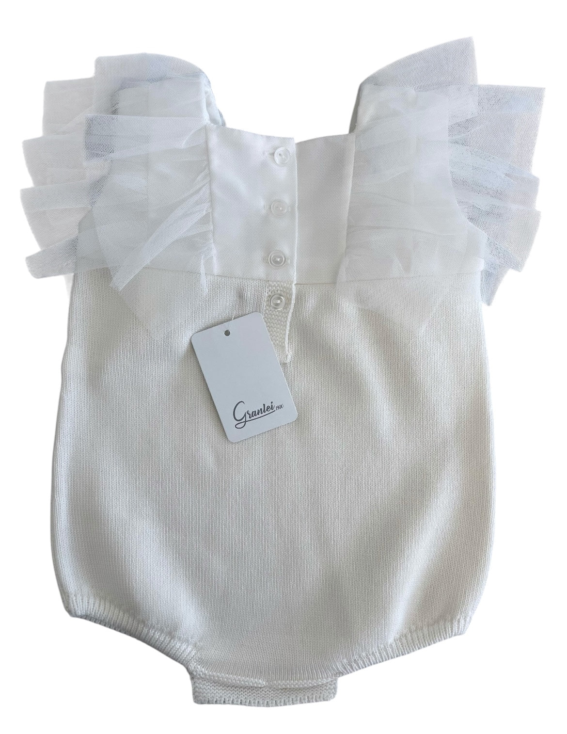 Artesania Granlei SS25 girls tulle ivory romper