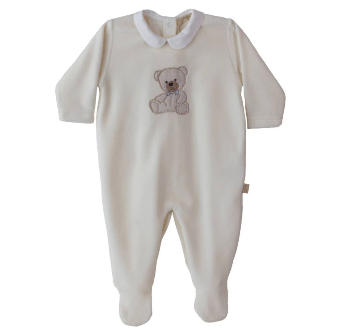 Baby Gi Teddy ivory babygrow