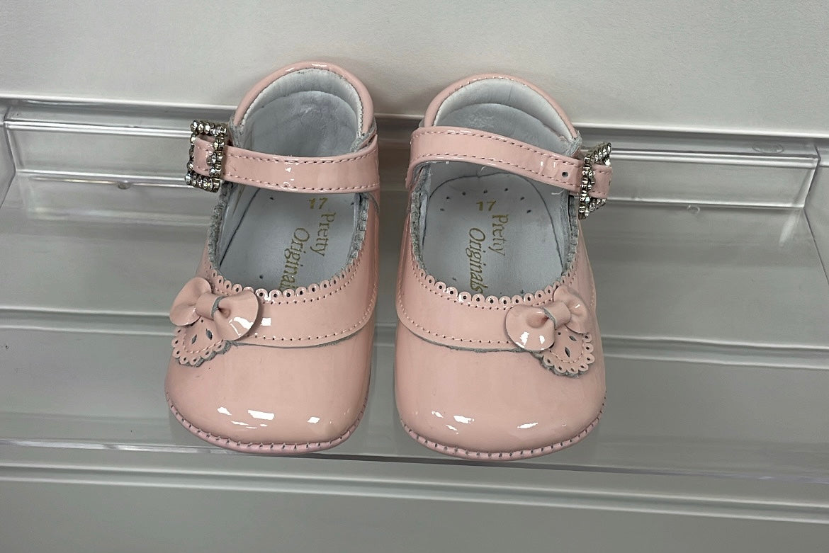 Baby Girl Pretty Originals soft sole shoes