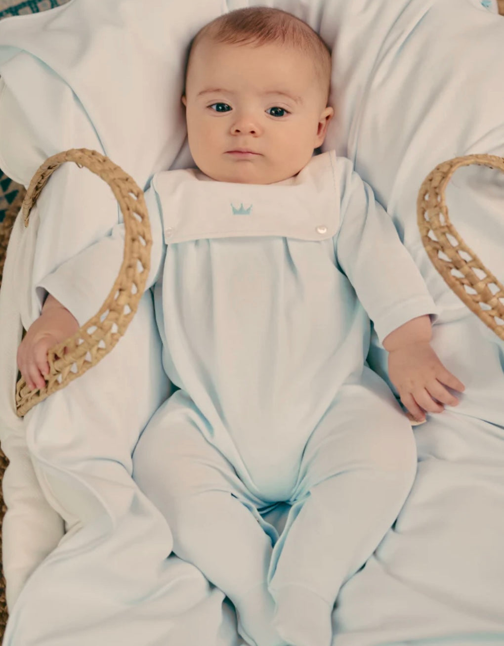 Baby Gi SS25 little royals blue babygrow