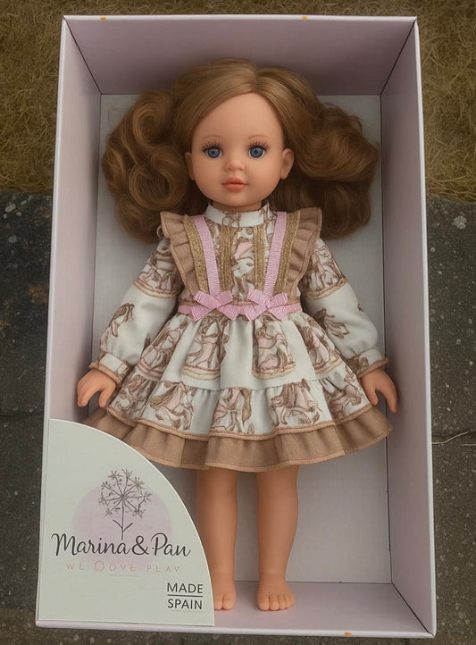 “Morena” Babine doll with carousel dress