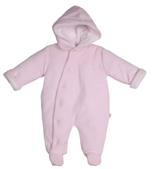 Baby Gi soft velour pramsuit