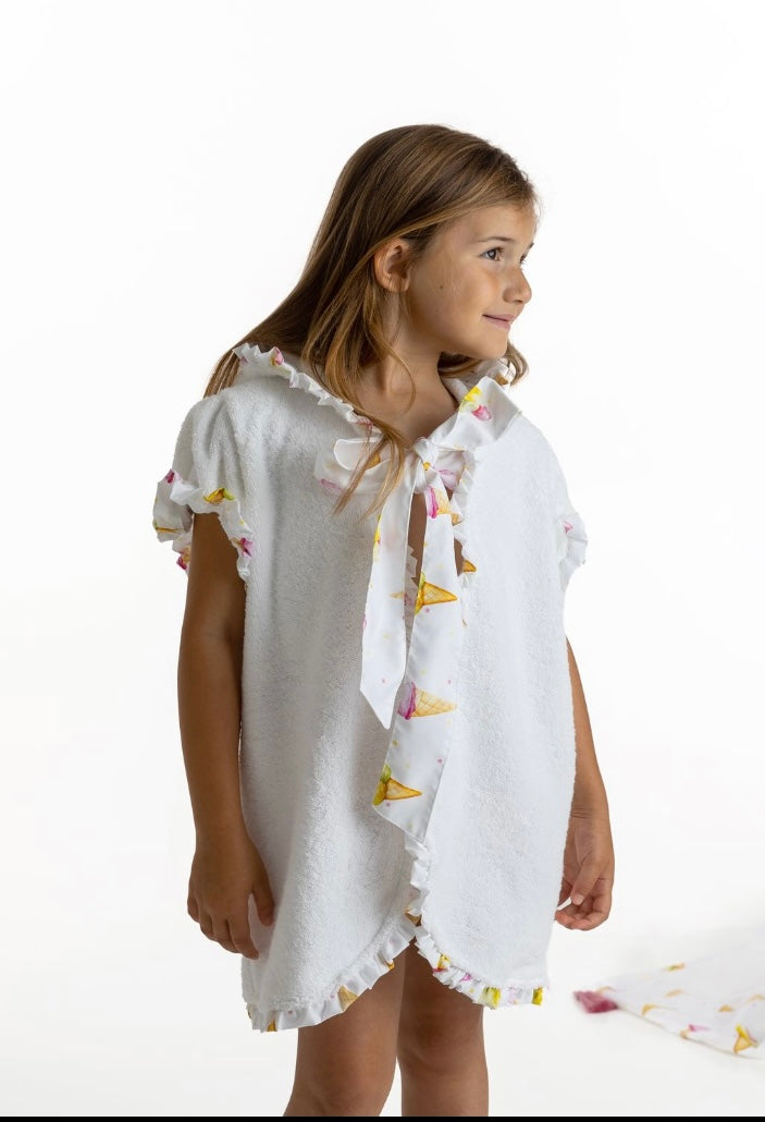 Meia Pata beach cover up (ice cream print)