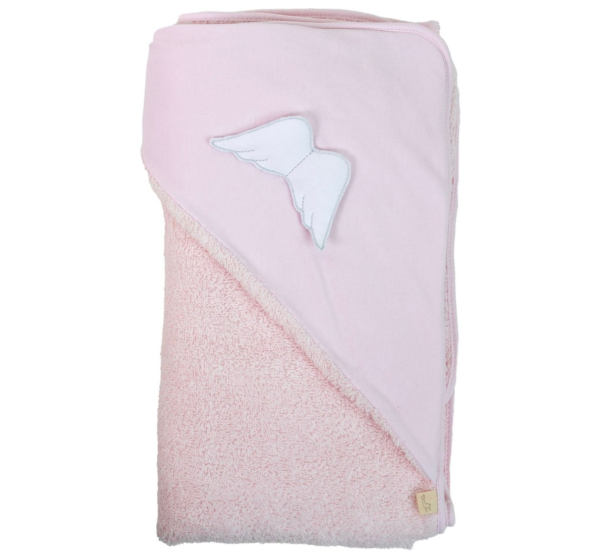 Baby Gi pink angel wings hooded towel