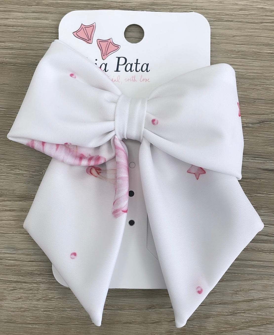 Meia Pata ballerinas hair bow