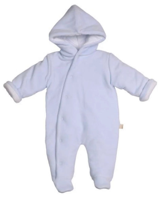 Baby Gi soft velour pramsuit