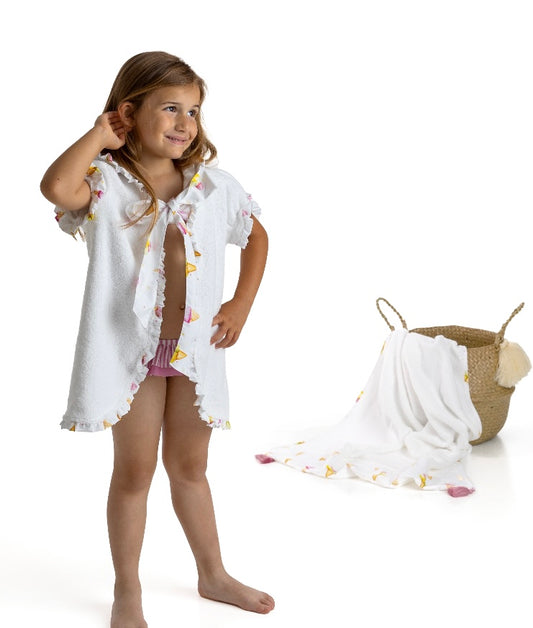 Meia Pata beach cover up (ice cream print)