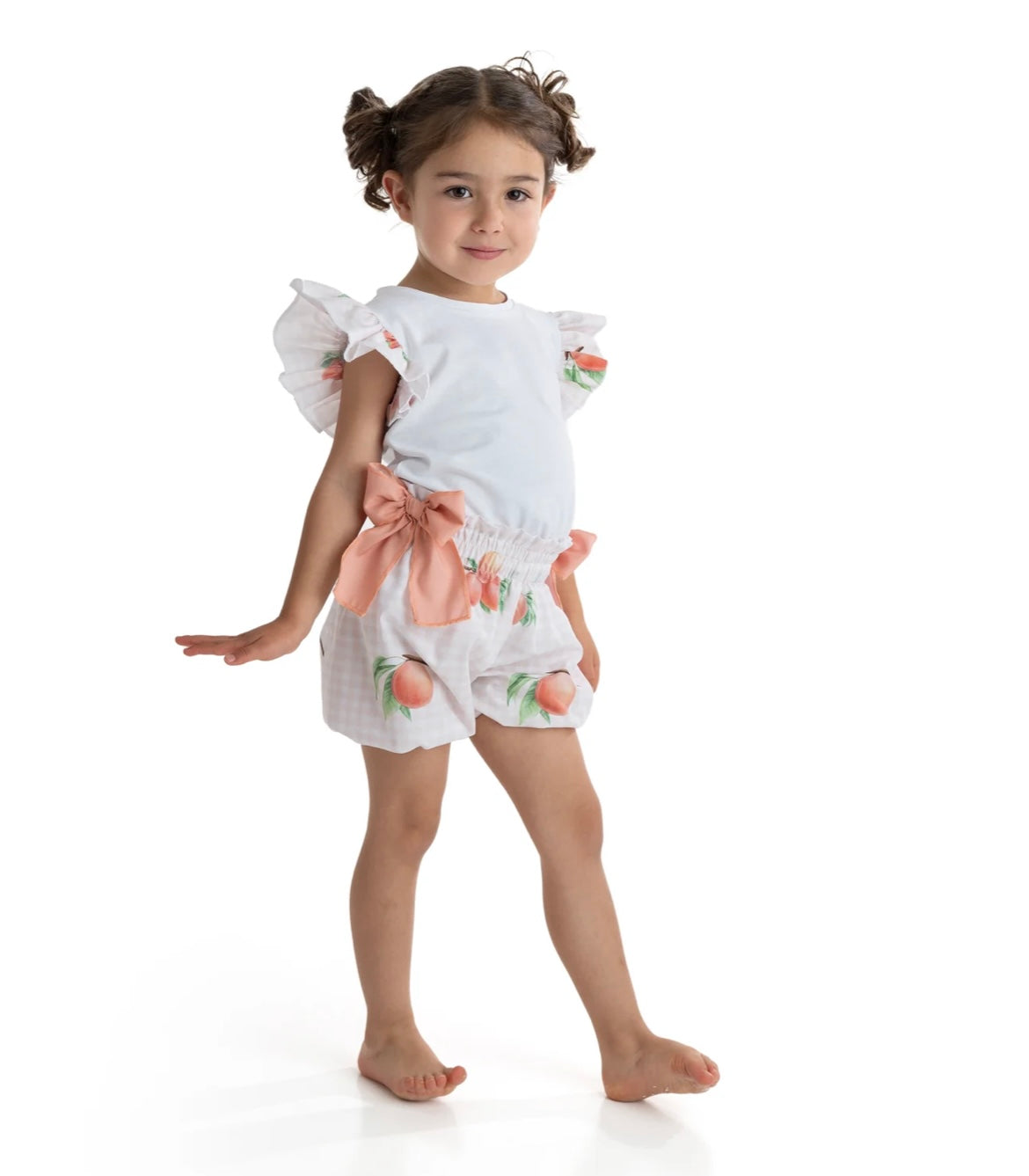 MEIA PATA SS25 PEACHES GIRLS SHORT SET