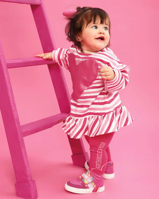 Agatha Ruiz de la Prada dress with tights