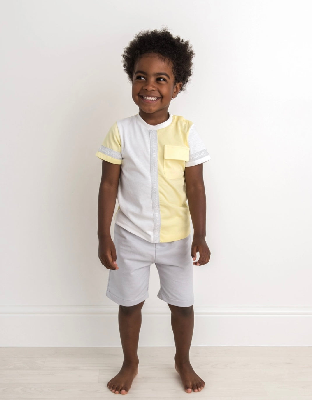 Caramelo kids two tone lemon set